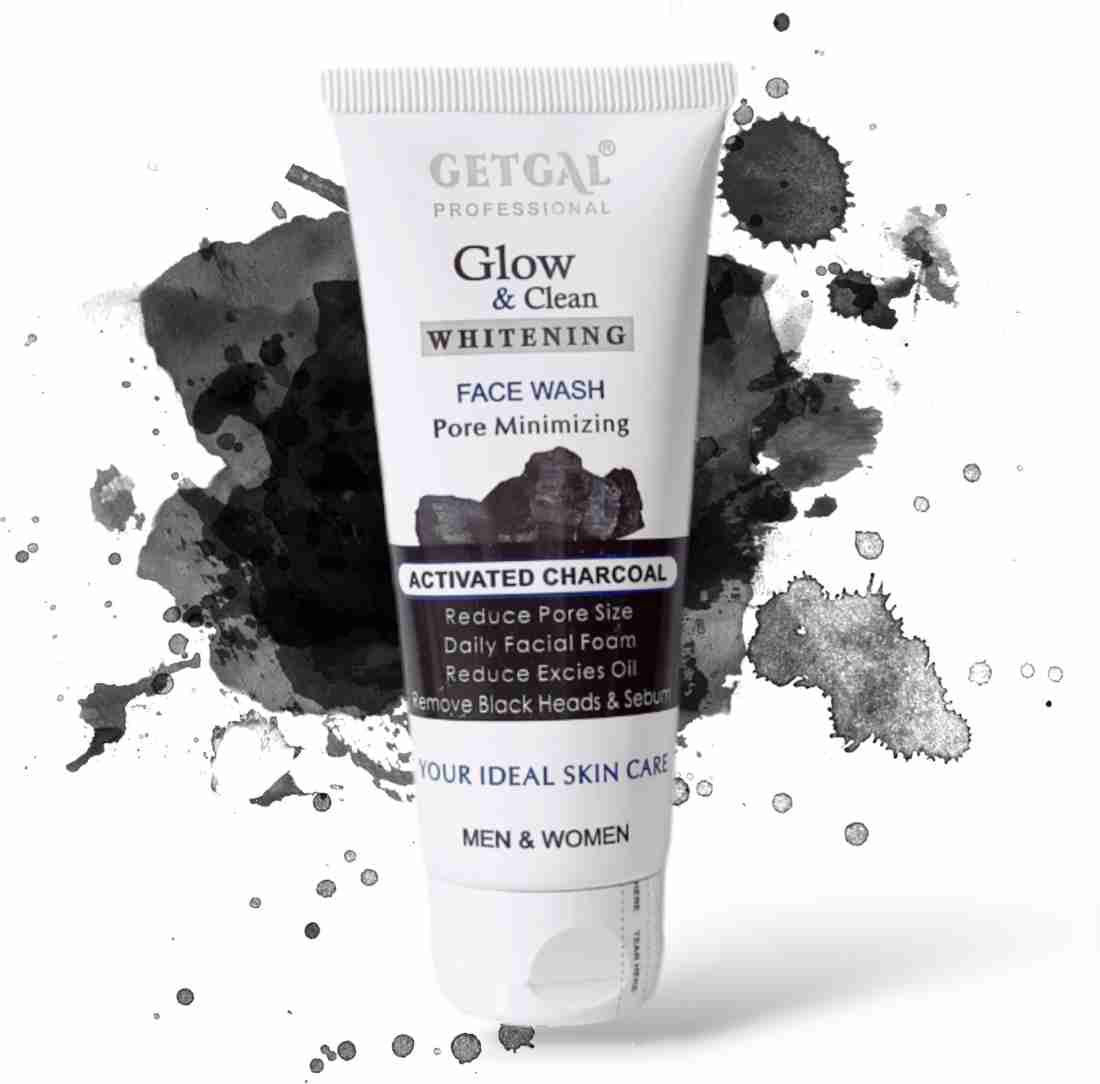 Glow & Clean Whitening Activated Charcoal Face Wash (100 g each) | Pack of 2